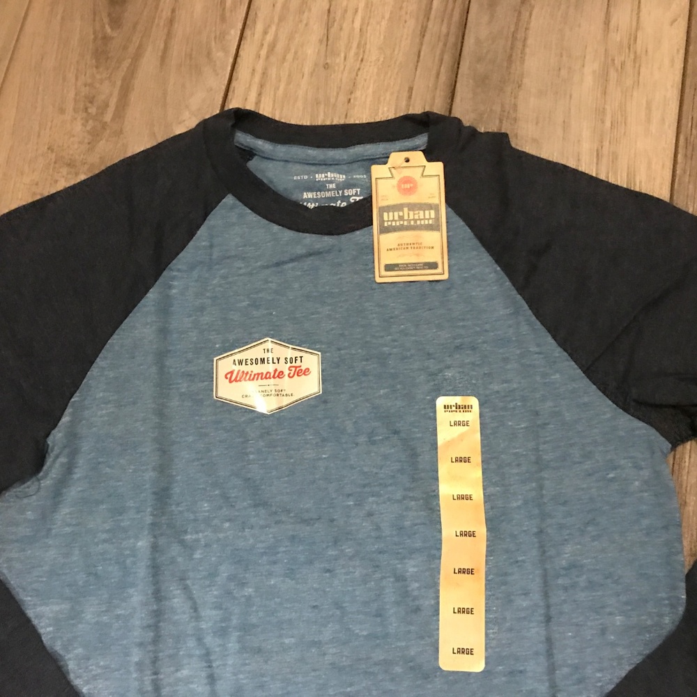 Boys Urban Pipeline Jersey Blue Tee Size Large - Picture 2 of 2